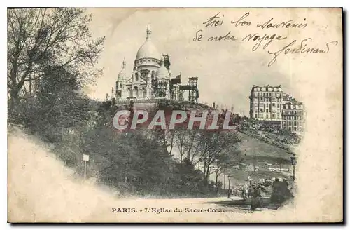 Cartes postales Paris L'Eglise Sacre Coeur