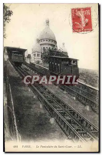 Cartes postales Paris Le Funiculaire du Sacre Coeur