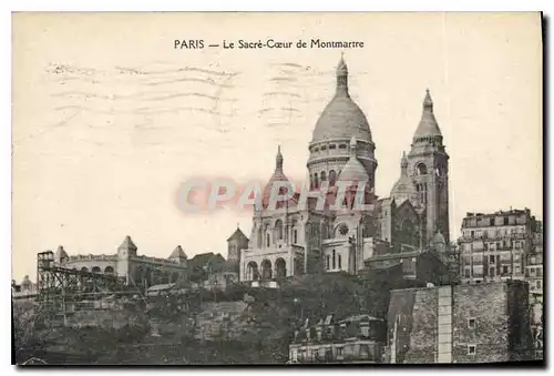 Cartes postales Paris Le Sacre Coeur de Montmartre