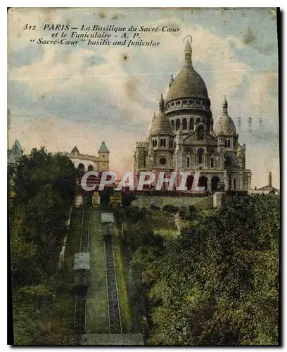 Cartes postales Paris La Basilique du Sacre Coeur