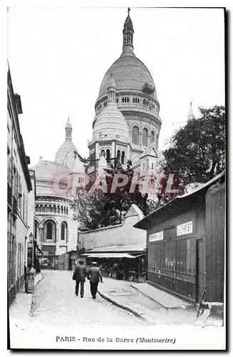 Ansichtskarte AK Paris Rue de la Barre (Montmartre)