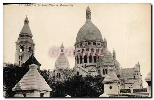 Cartes postales Paris Le Sacre Coeur de Montmartre