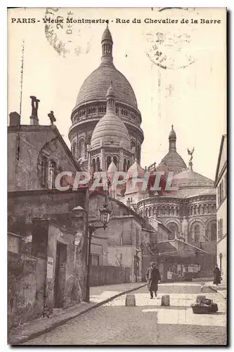 Ansichtskarte AK Paris Vieux Montmartre Rue du Chevalier de la Barre