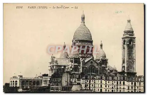 Ansichtskarte AK Paris (XVIII) Le Sacre Coeur