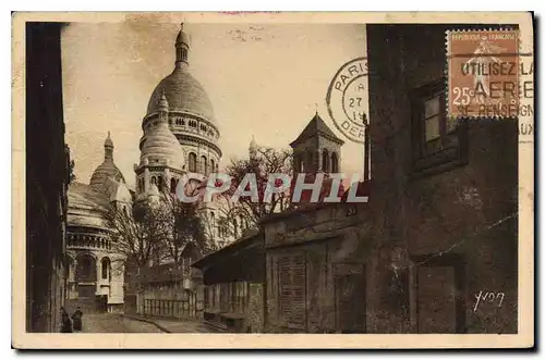 Ansichtskarte AK Paris Le Sacre Coeur et le Clocher de l' Eglise Saint Pierre