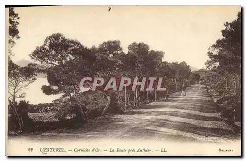 Cartes postales L'Esterel Corniche d'Or La Route pres Antheor