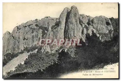 Cartes postales Massif de l'Esterel Vallon du Malinfernet