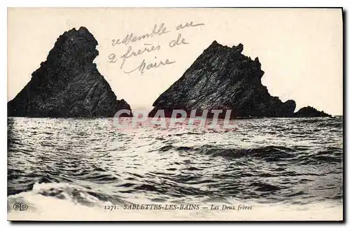 Cartes postales Sablettes les Bains Les Deux Freres