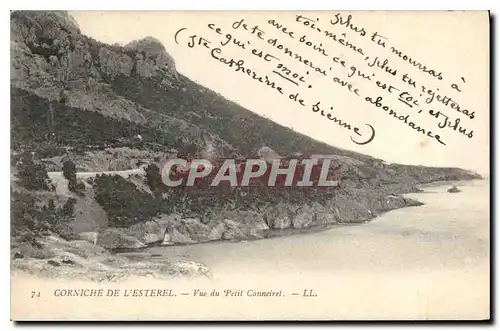 Ansichtskarte AK Corniche de l'Esterel Vue du Petit Canneiret