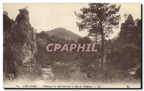 Ansichtskarte AK L'Esterel Obelisque du Mal Infernet et Roc de l'Eveque