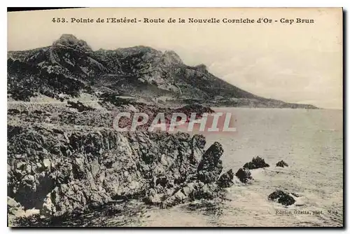 Ansichtskarte AK Pointe de l'Esterel Route de la Nouvelle Corniche d'Or Cap Brun