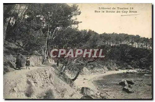 Cartes postales Littoral de Toulon Sur la Route du Cap Brun