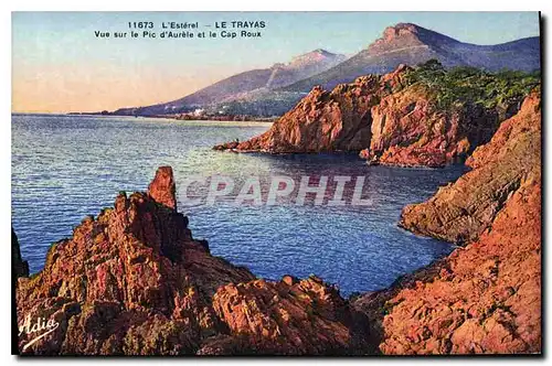 Ansichtskarte AK L'Esterel Le Trayas Vue sur le Pic d'Aurele et le Cap Roux