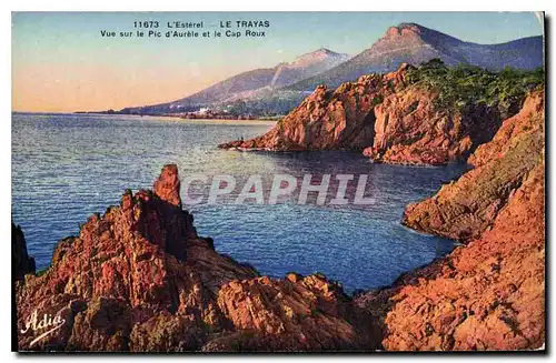 Ansichtskarte AK L'Esterel Le Trayas Vue sr le Pic d'Aurele et le Cap Roux