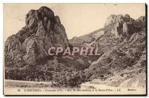 Cartes postales L'Esterel Corniche d'Or Roc St Barthelemy et le Saint Pilon