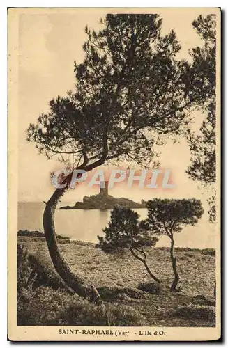 Cartes postales Saint Raphael (Var) L'Ile d'Or