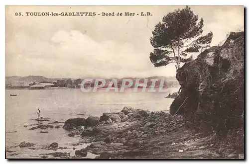 Cartes postales Toulon les Sablettes Bord de Mer