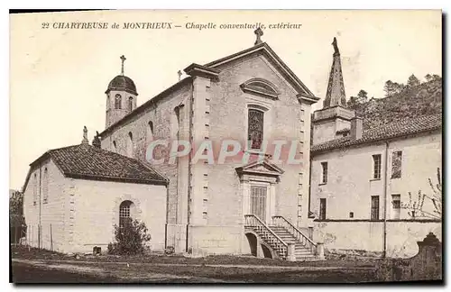 Ansichtskarte AK Chartreuse de Montrieux Chapelle conventuelle exterieur