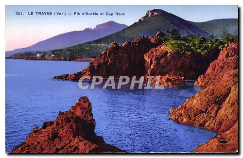 Cartes postales Le Trayas (Var) Pic d'Aurele et Cap Roux