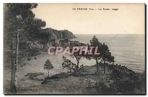 Cartes postales Le Trayas Var les Roches rouges