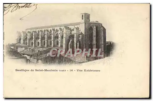 Cartes postales Basilique de Saint Maximin Var vue Exterieure