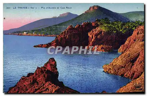 Cartes postales Le Trayas Var Pic d'Aurele et Cap Roux