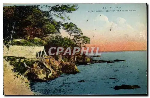 Cartes postales Toulon le Cap Brun sendee des Douaniers