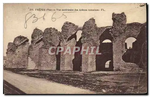 Ansichtskarte AK Frejus Var vue exterieure des Arenes Romaines