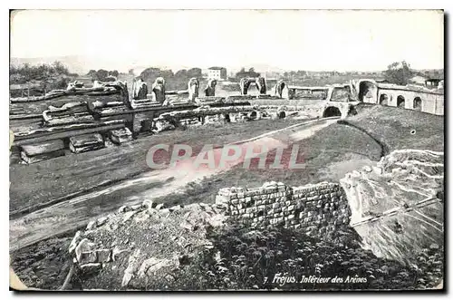 Cartes postales Frejus Interieur des Arenes