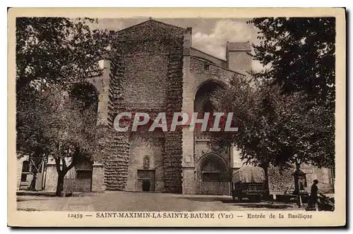 Ansichtskarte AK Saint Maximin La Sainte Baume Var Entree de la Basilique