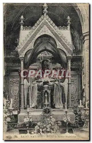 Cartes postales Saint Maximin Relique de Sainte Madeleine