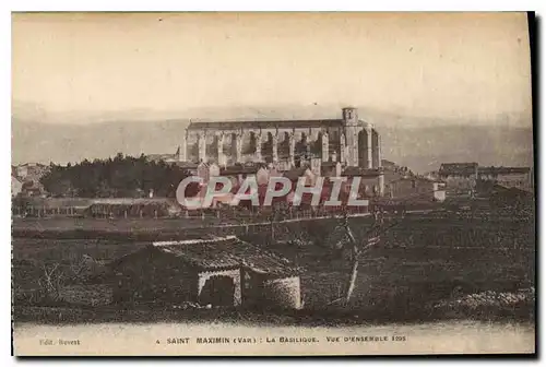 Ansichtskarte AK Saint Maximin Var La Basilique Vue d'Ensemble