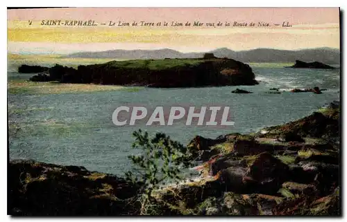 Ansichtskarte AK Saint Raphael Le Lion de Terre et le Lion de Mer