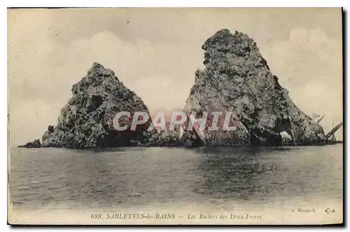 Ansichtskarte AK Sablettes les Bains les Rochers des Deux Frerres