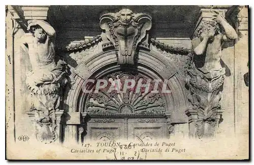 Cartes postales Toulon Cariatides de Puget