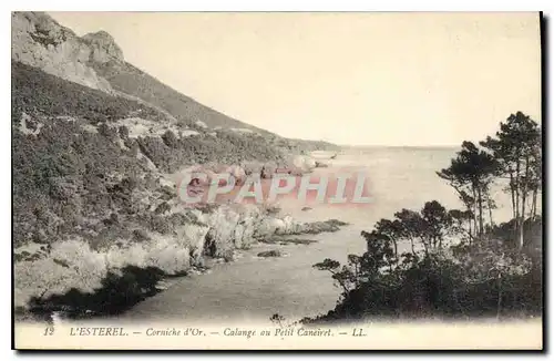 Cartes postales L'Esterel Corniche d'Or Calange au Petit Caneiret