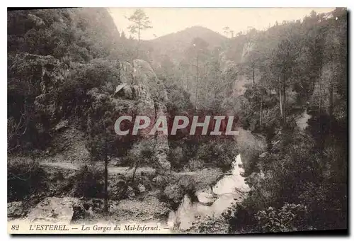 Cartes postales L'Esterel les Gorges du Mal Infernet