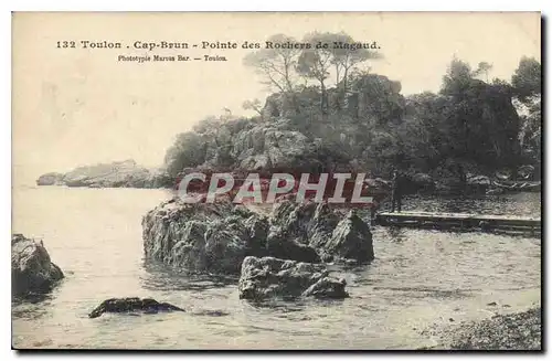 Ansichtskarte AK Toulon Cap Brun pointe des Rochers de Magaud