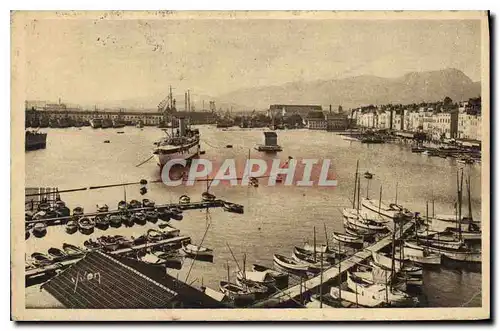 Cartes postales Cote d'Azur Toulon Var vue generale du port