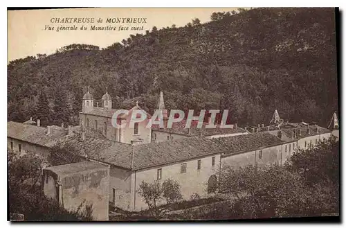 Cartes postales Chartreuse de Montrieux vue generale du Monastere face Ouest