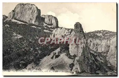 Cartes postales L'Esterel le Saint Pilon et Barres du Cuers