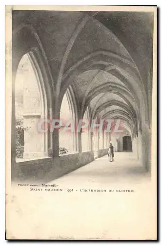 Ansichtskarte AK Saint Maximin l'interieur du Cloitre