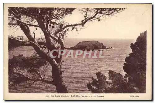 Ansichtskarte AK La Cote d'Azur Bandol Var l'Ile Rousse