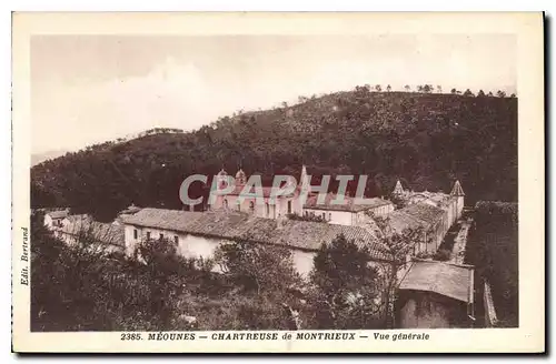 Ansichtskarte AK Meounes Chartreuse de Montrieux vue generale