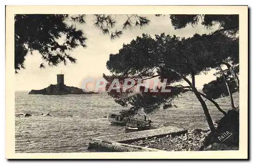 Cartes postales Agay Var l'Ile d'Or vue du Dramont Flage