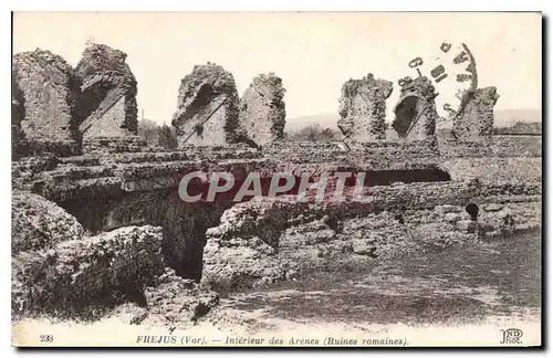 Cartes postales Frejus Var interieur des Arenes Ruines Romaines