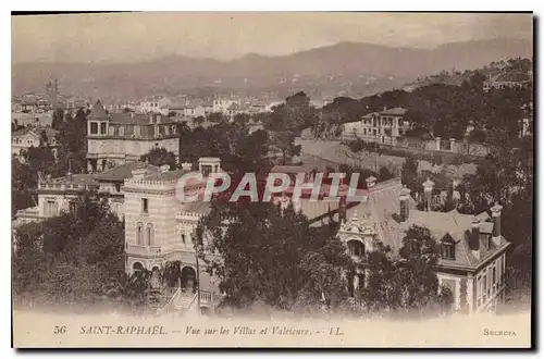 Cartes postales Saint Raphael vue sur les Villas et Valeseure