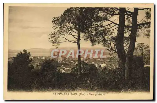 Cartes postales Saint Raphael Var vue generale