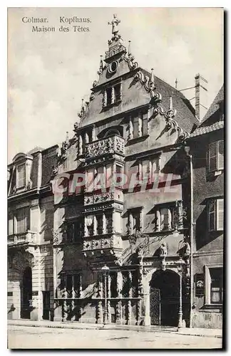 Cartes postales Colmar Kopfhaus maison des Tetes