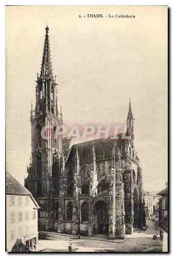 Cartes postales Thann la cathedrale